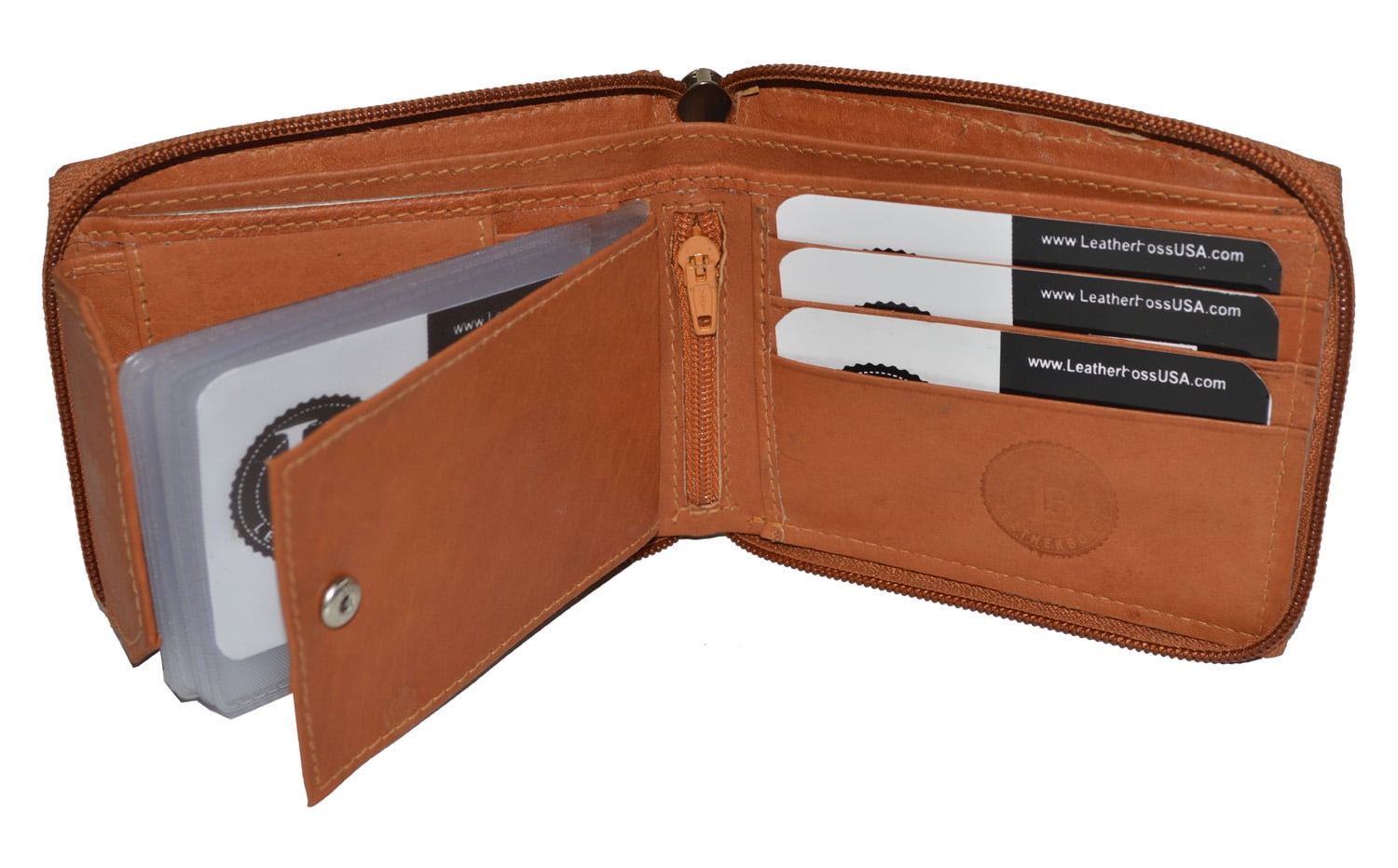 Mens Card Wallet With Id Window